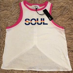 Soulcycle: Callie crop tank. NWT